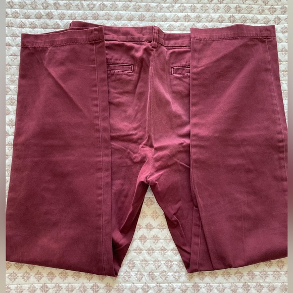 Banana Republic Emerson Fit Burgundy Khakis - 34x34 - Picture 4 of 4